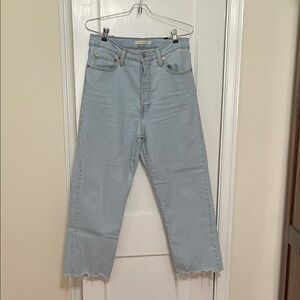 Levi’s Ribcage Straight Ankle Light Blue Women's Jeans31